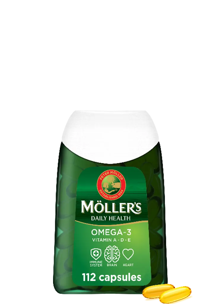 Möller's Daily Health omega-3 kapslar med D-vitamin
