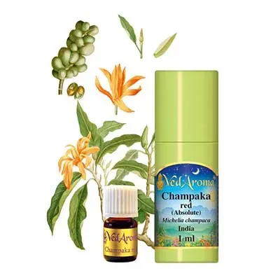 Maharishi Ayurveda Champaka Red absolut olja 1 ml sötblommig