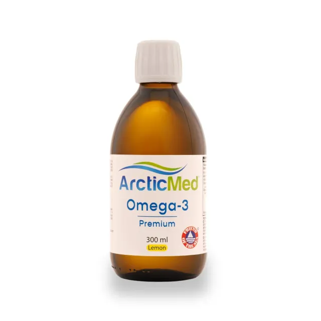 Arcticmed Omega-3 Premium fiskolja natural 300 ml