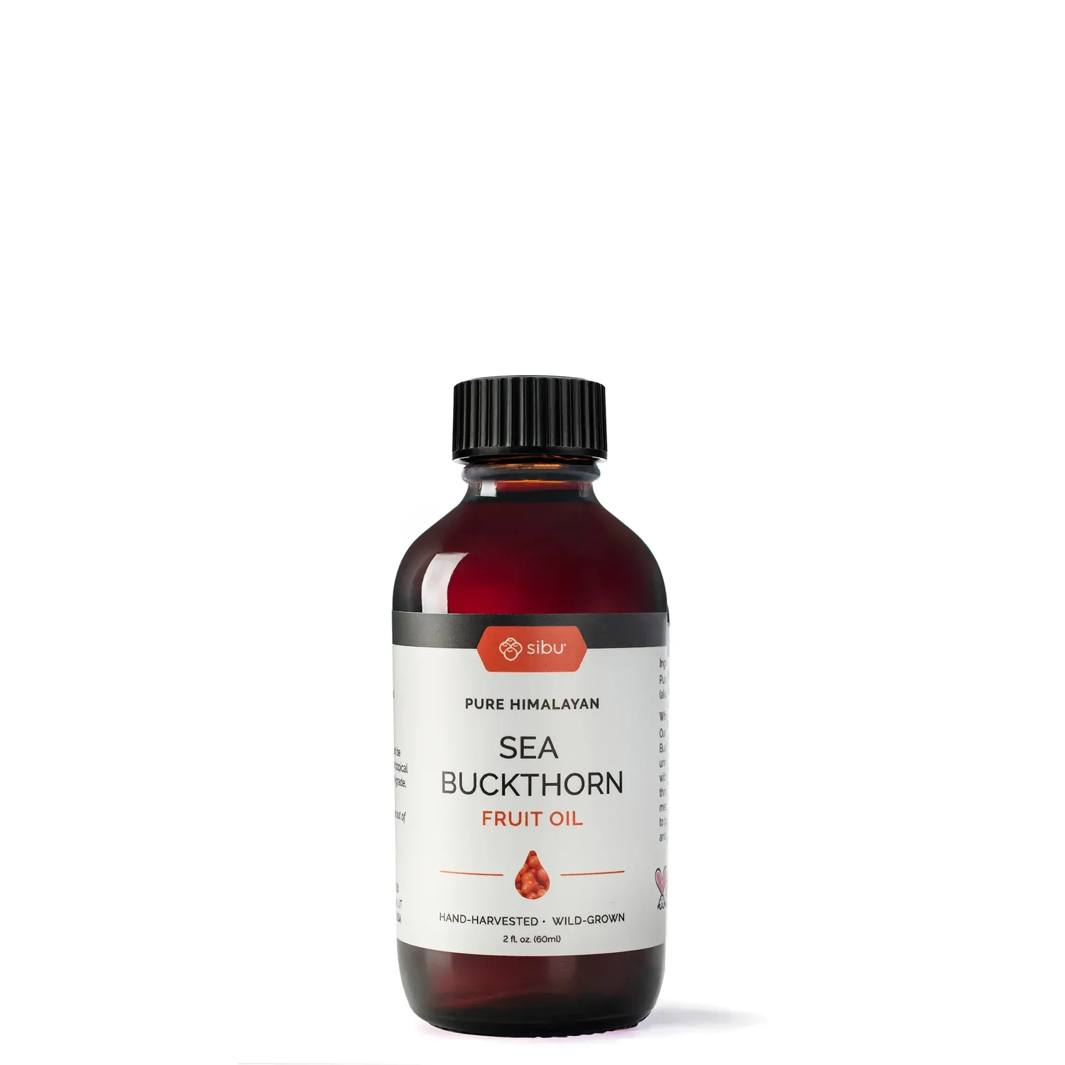 Sibu Sea Bulk Sea Buckthorn fruktolja 2 oz omega-7