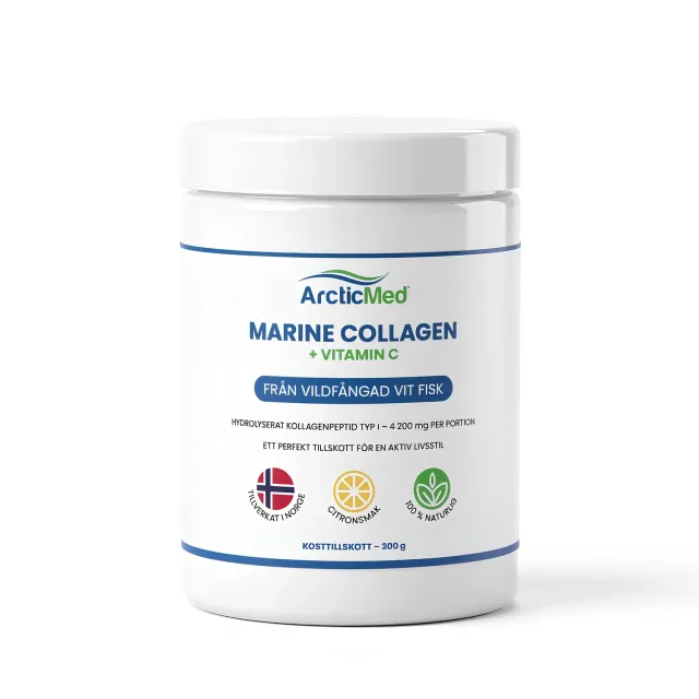 Arcticmed Marine Collagen pulver citron vitamin C