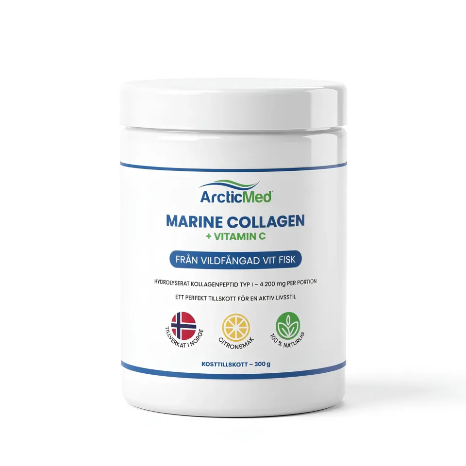 Arcticmed Marine Collagen pulver citron vitamin C