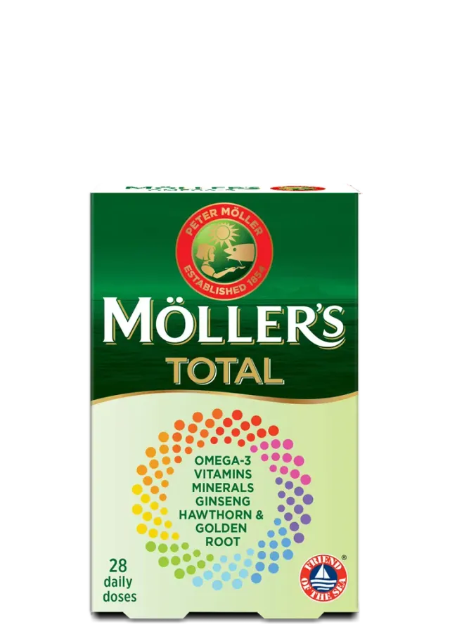 Möller's Total kosttillskott 28 dagdoser omega-3