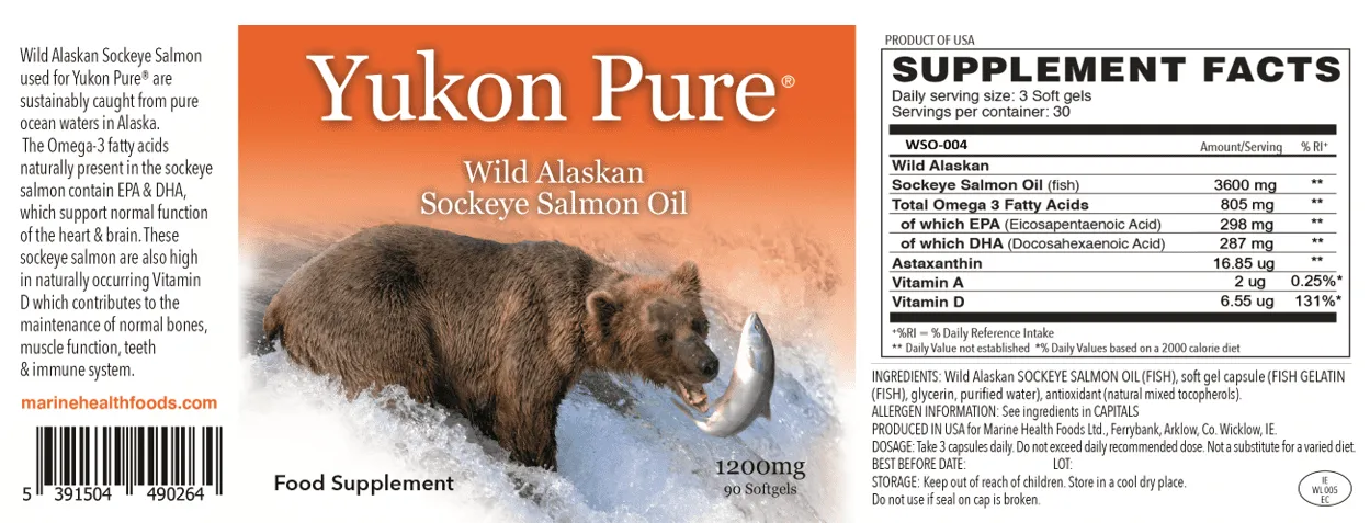 Marine Health Foods Yukon Pure fiskoljekapslar omega