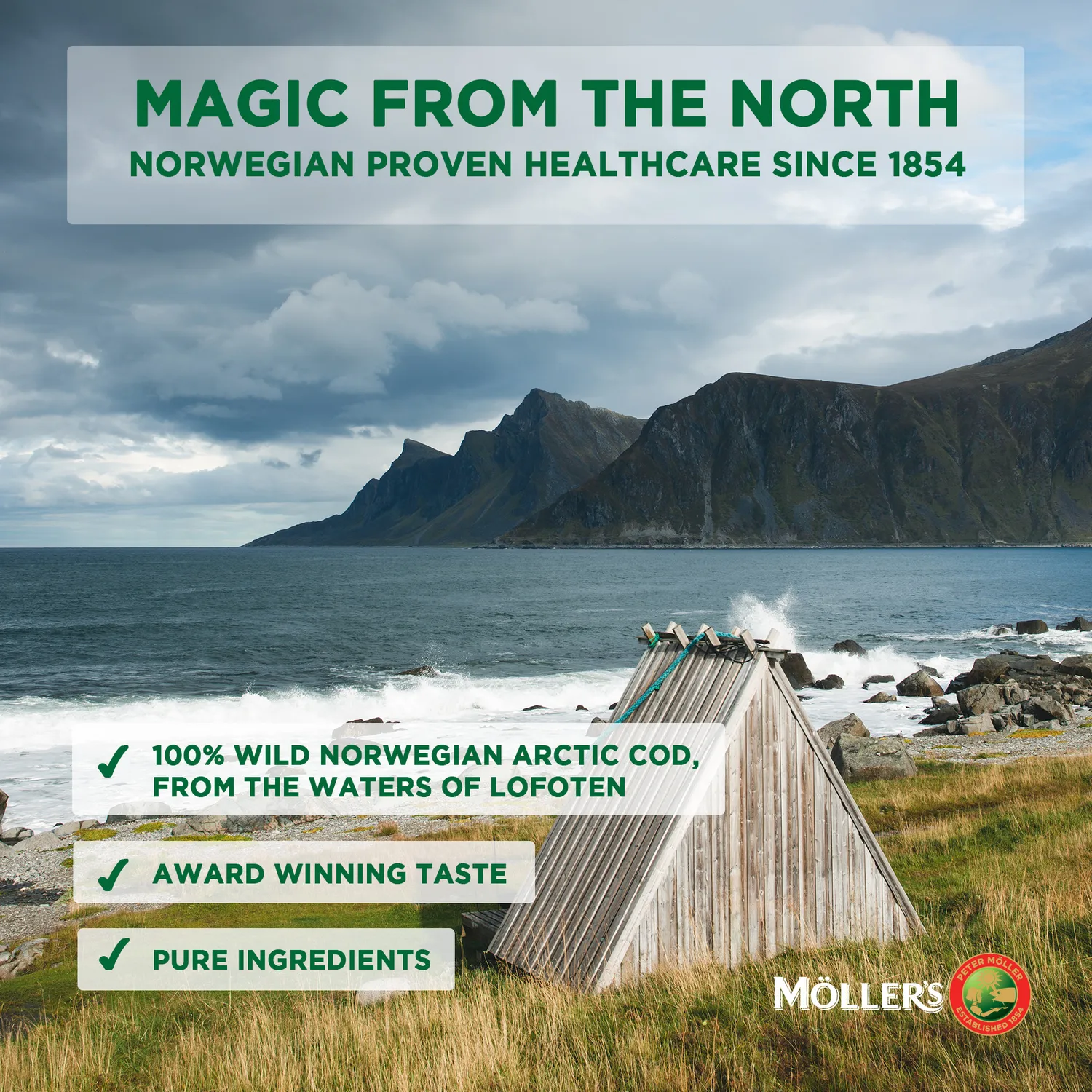 Möller's Cod Liver Oil tran citronsmak 5 ml dos