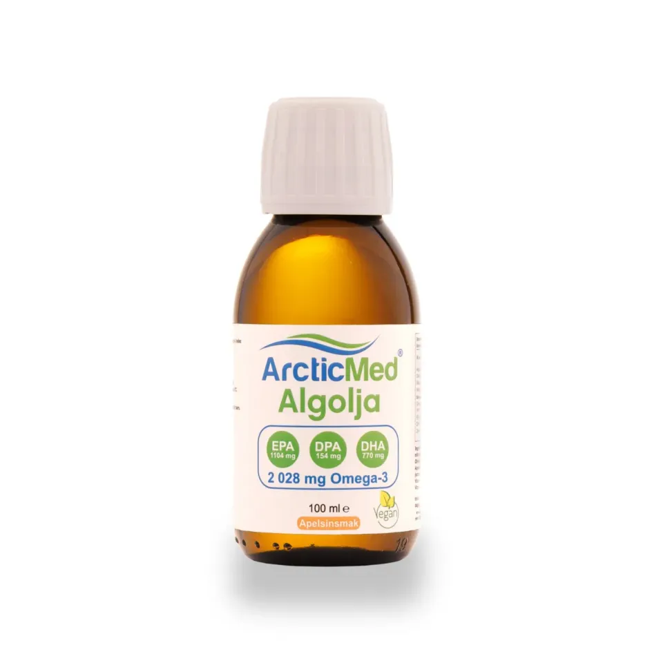 Arcticmed Alg Omega-3 Premium algolja apelsin 100 ml