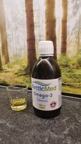 Arcticmed Omega-3 Premium fiskolja natural 300 ml