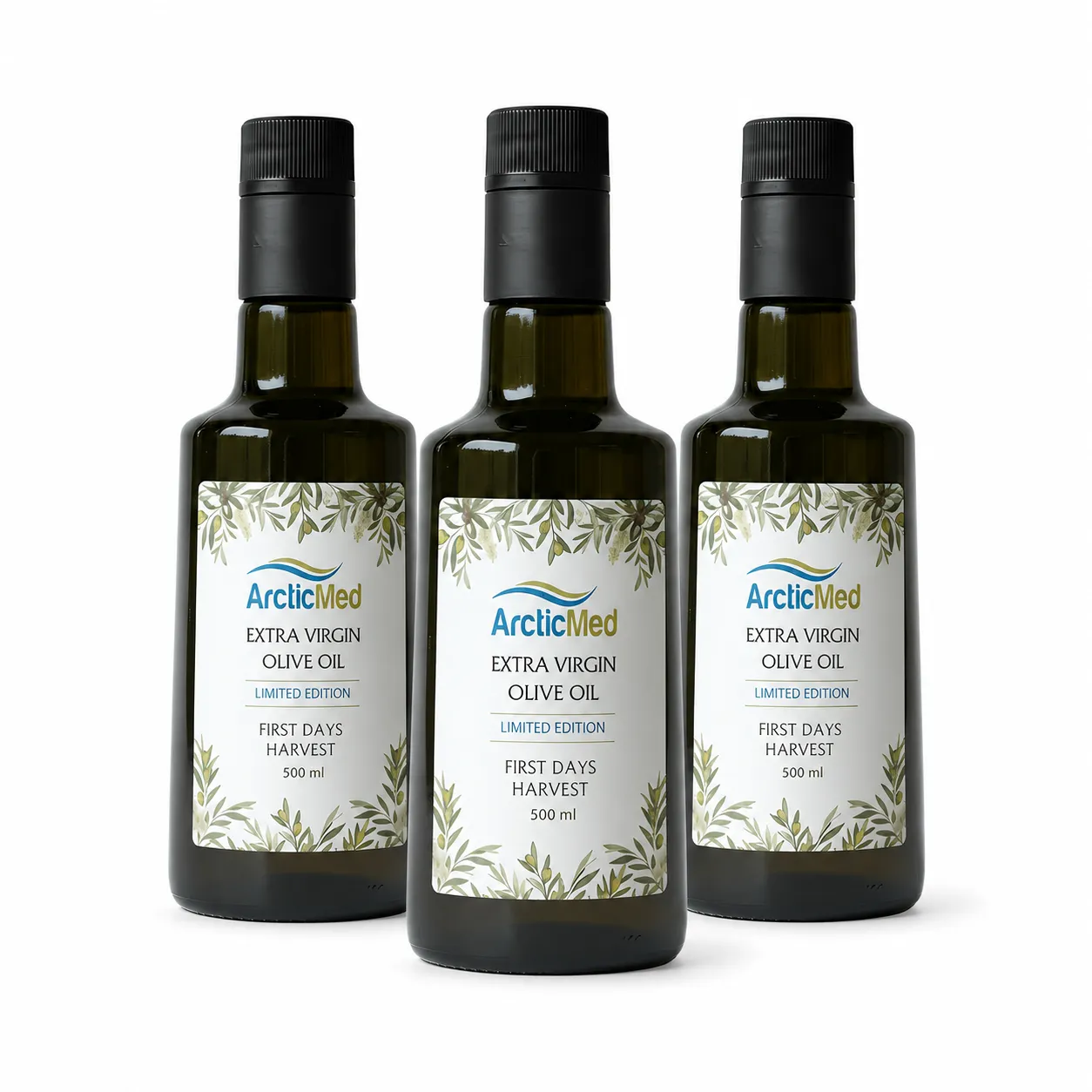 Arcticmed Extra Virgin Olivolja 500 ml 1-pack polyfenolrik