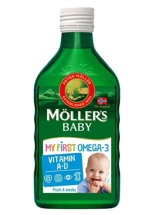 Möller's My First Omega-3 torskleverolja 250 ml DHA EPA