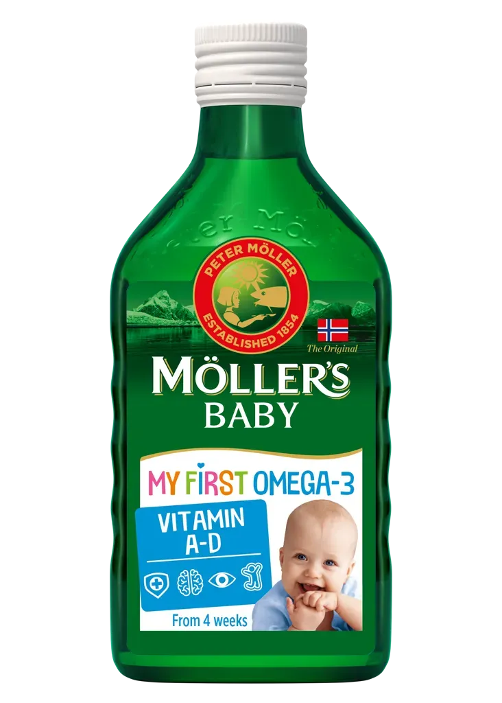 Möller's My First Omega-3 torskleverolja 250 ml DHA EPA
