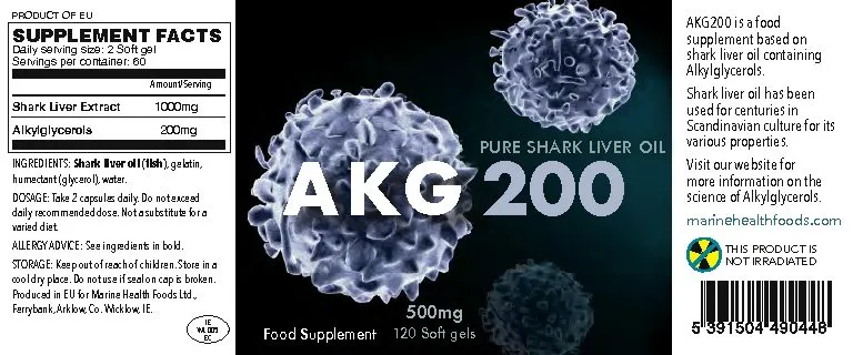 Marine Health Foods AKG-200 kapslar AKG