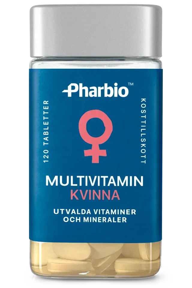 Pharbio Multivitamin Kvinna tabletter med järn
