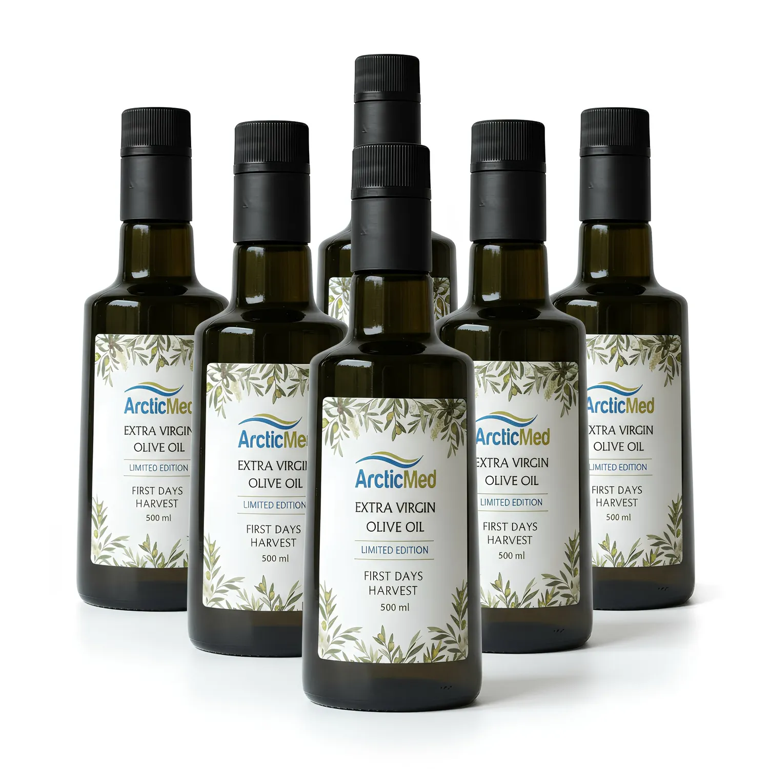 Arcticmed Extra Virgin Olivolja 500 ml 1-pack polyfenolrik