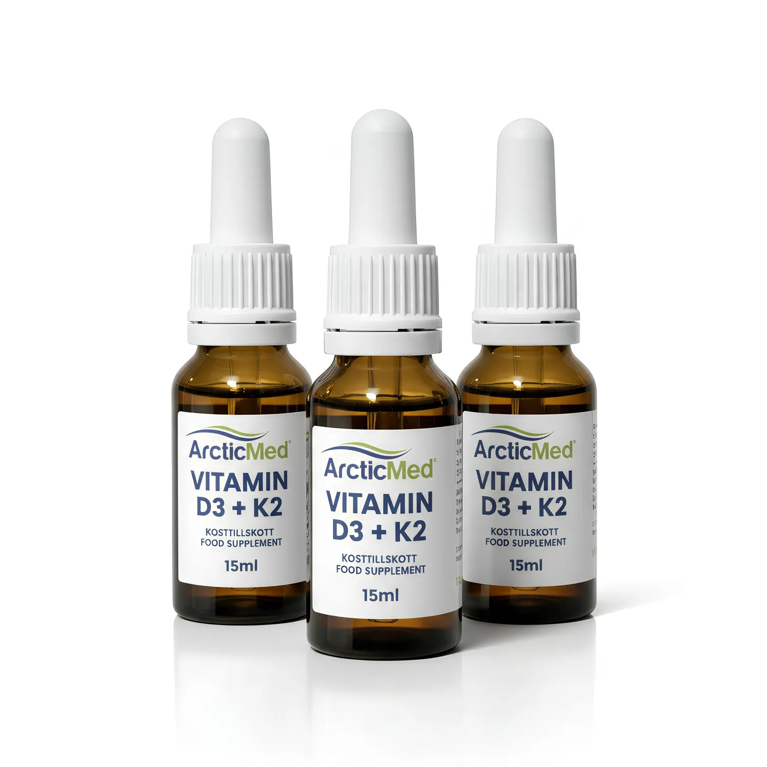 Arcticmed Vitamin D3 K2 droppar 15 ml MK-7