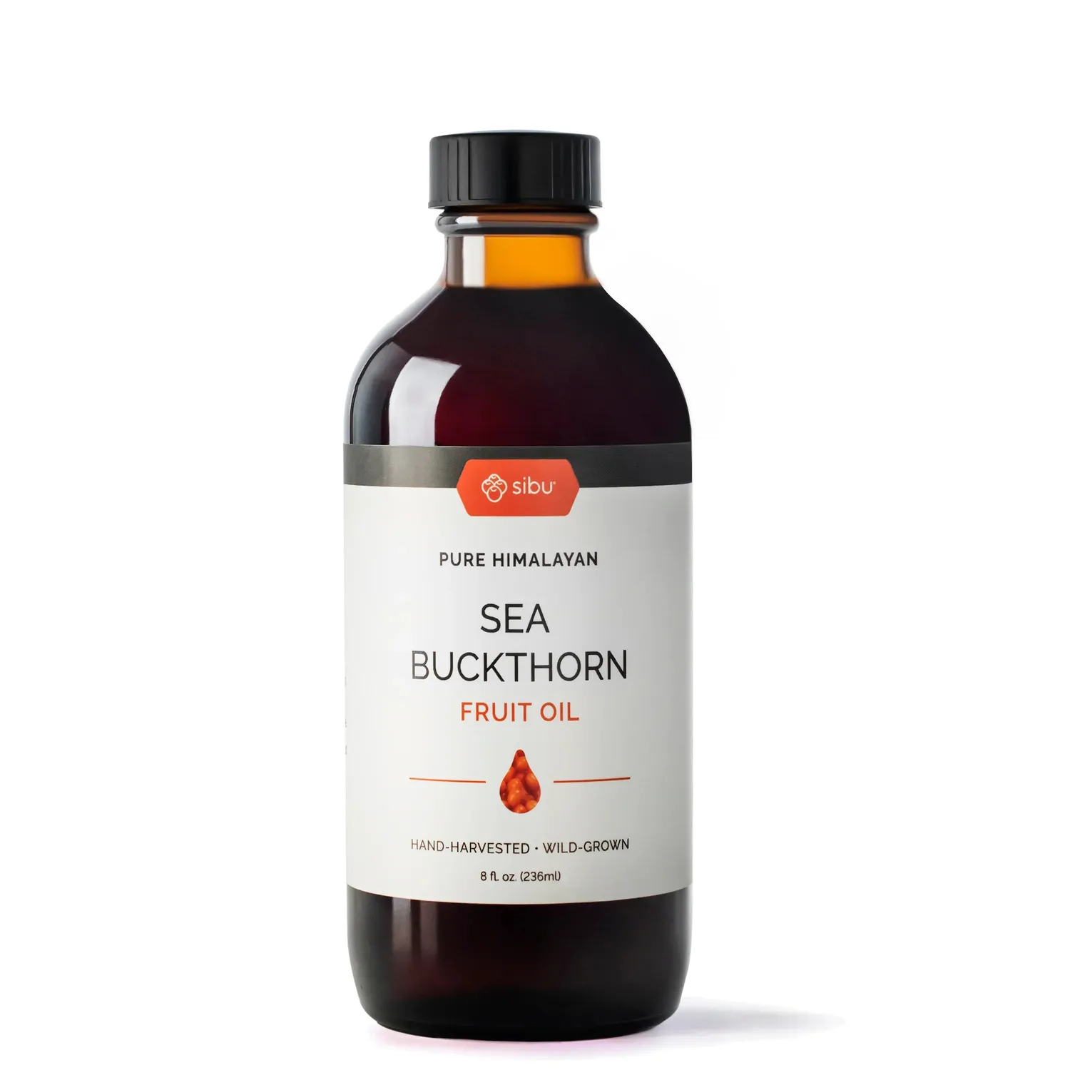 Sibu Sea Bulk Sea Buckthorn fruktolja 2 oz omega-7