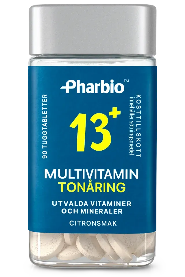 Pharbio Multivitamin Tonåring citron sockerfri