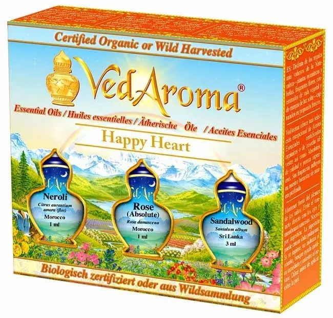 Maharishi Ayurveda Happy Heart eteriska oljor 3-pack