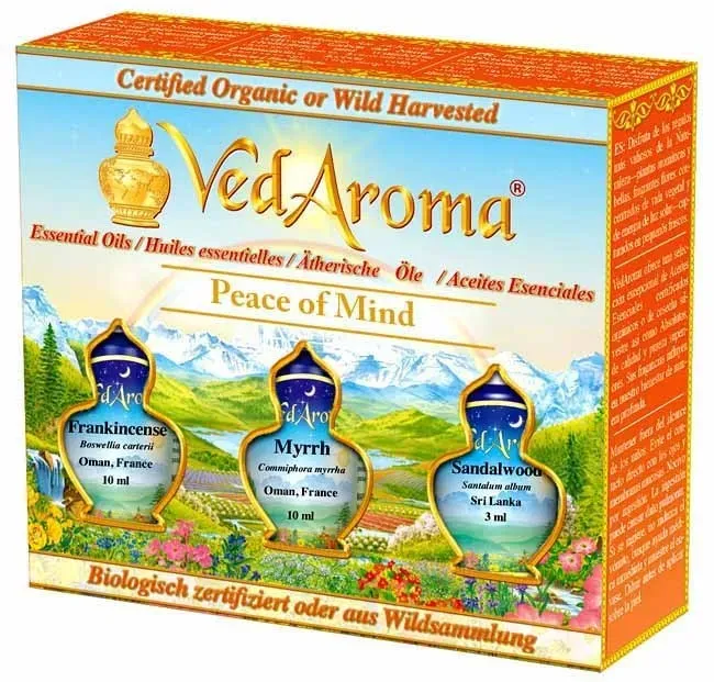 Maharishi Ayurveda VedAroma Peace of Mind eteriska oljor 3-pack lugn