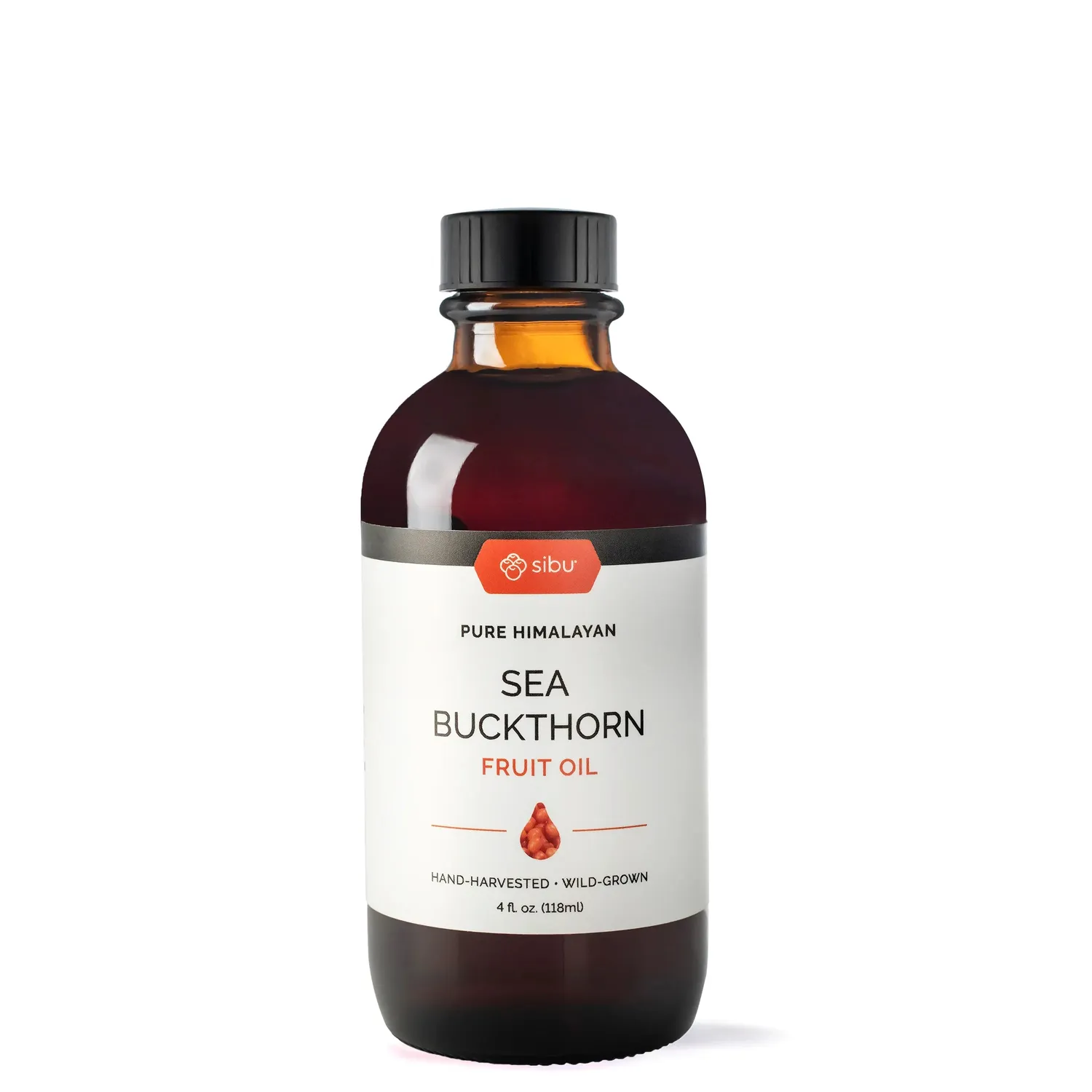 Sibu Sea Bulk Sea Buckthorn fruktolja 2 oz omega-7