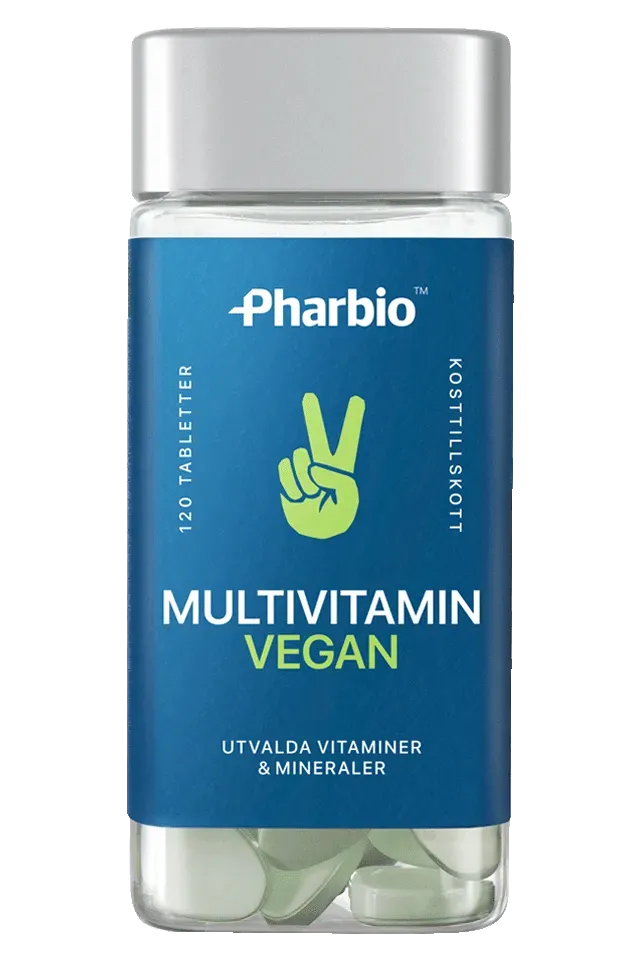 Pharbio Multivitamin Vegan tabletter med B12
