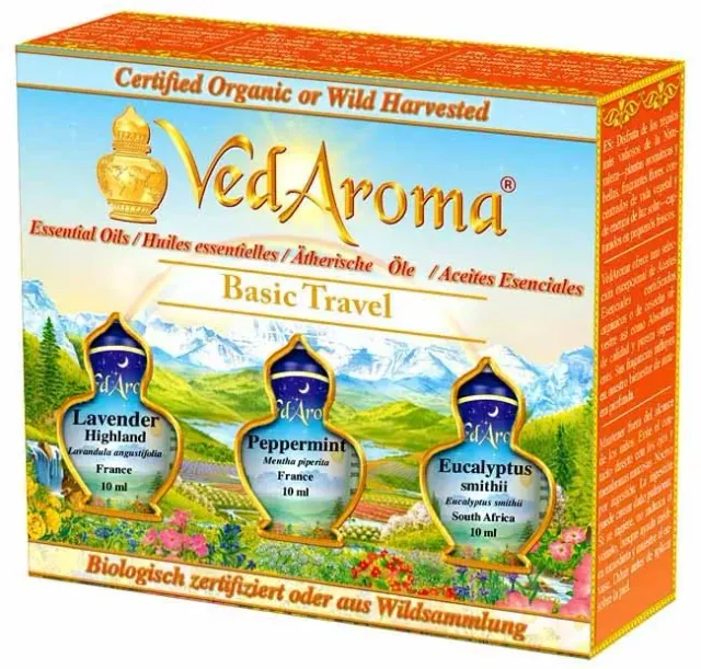 Maharishi Ayurveda Basic Travel Kit eteriska oljor 3-pack resa