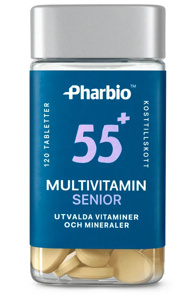 Pharbio Multivitamin Senior 55+ tabletter 120-pack