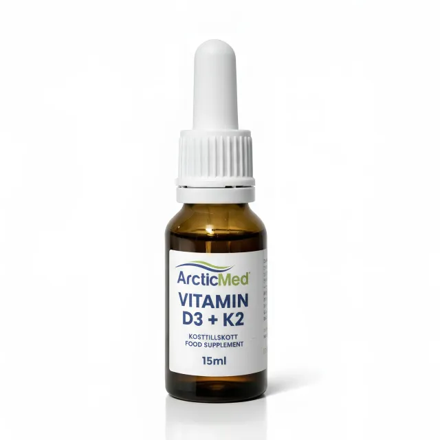 Arcticmed Vitamin D3 K2 droppar 15 ml MK-7