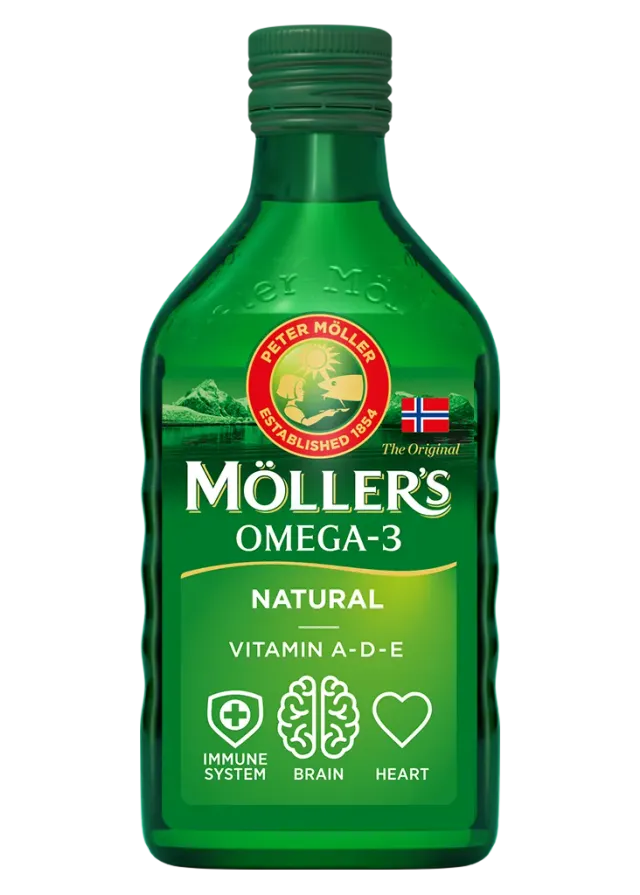 Möller's Torskleverolja naturell flytande omega-3