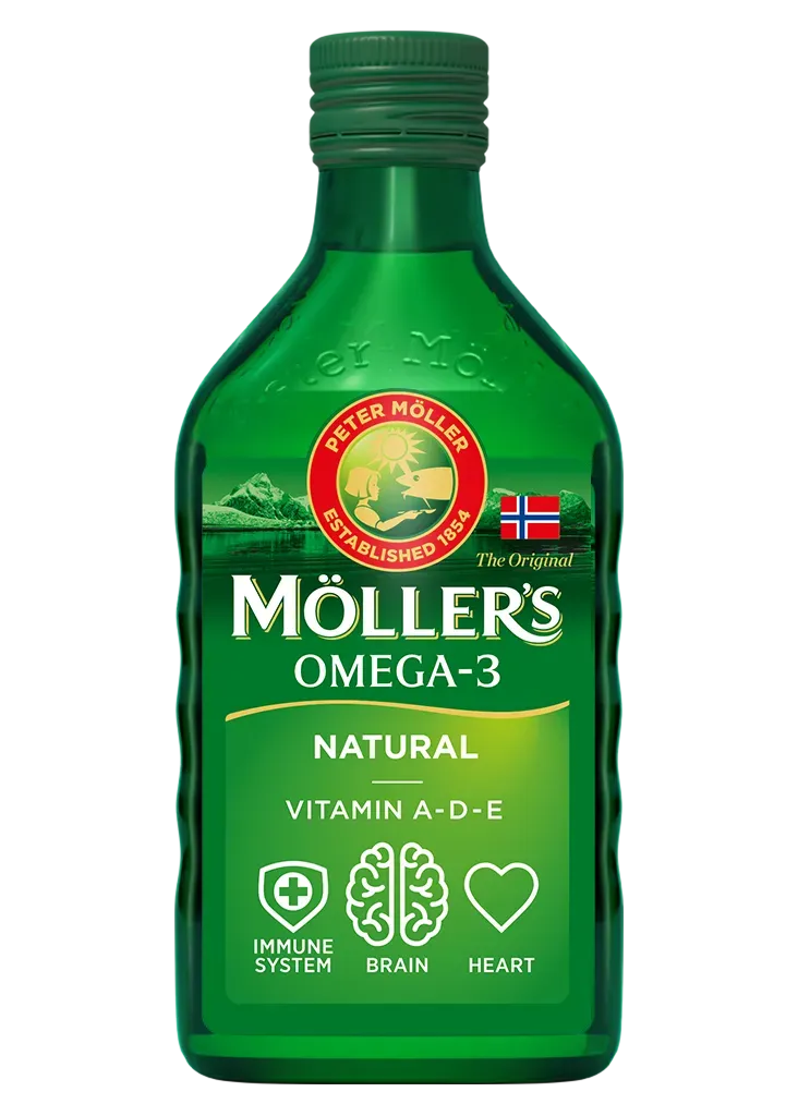 Möller's Torskleverolja naturell flytande omega-3
