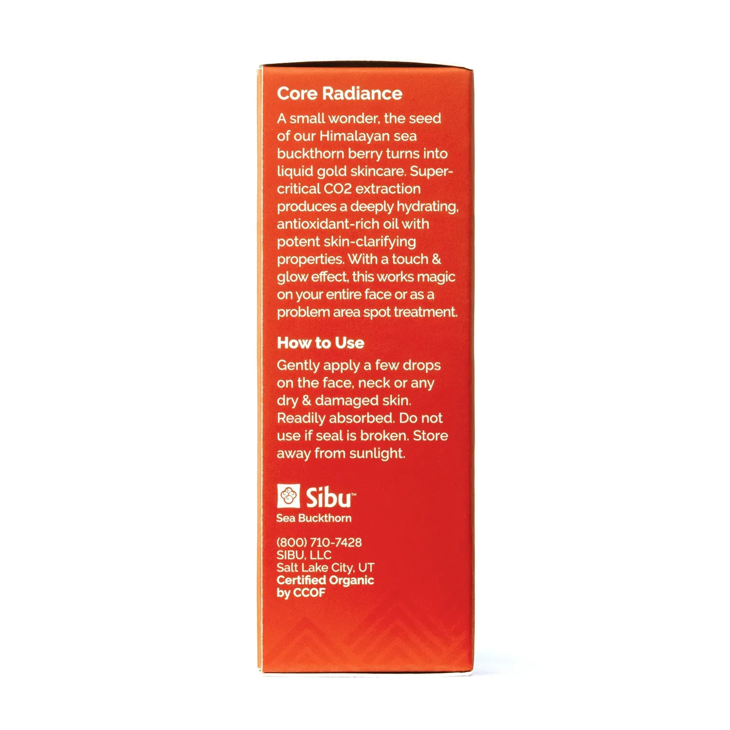 Sibu Sea Sea Buckthorn Seed Oil ansiktsolja 30 ml